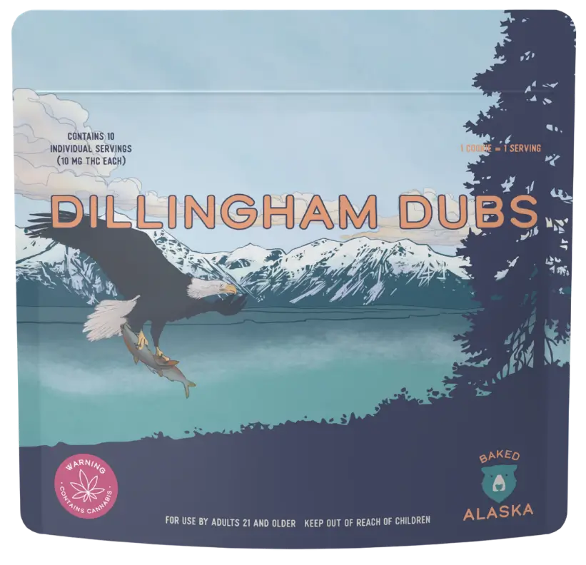 View of the beautiful Alaska-inspired product packaging