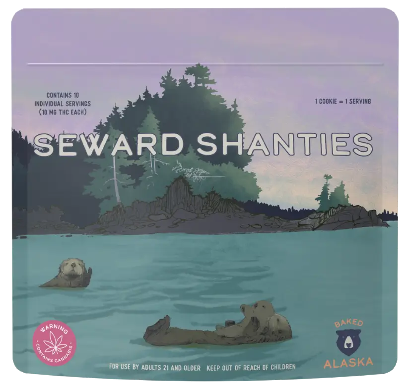 View of the beautiful Alaska-inspired product packaging